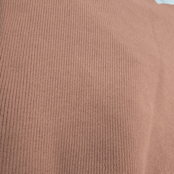 A.L.C. Greer twist-front ribbed-knit top with tank bolero brown M - Picture 11 of 13